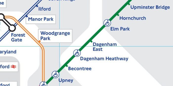 Dagenham East on the District line.