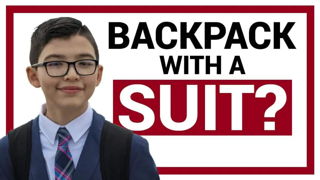 Read more about the article Can You Wear a Backpack With a Suit? (and HOW)